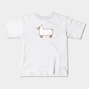 Ghost corgi Kids T-Shirt